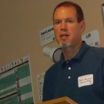 Guest speaker Dean Wemmer addresses the group about the latest codes.