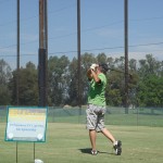 Michael Shearer from SCI lights tees off.