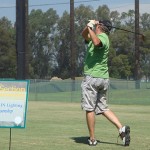 Michael Shearer from SCI lights tees off.