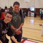 Students came by to get information about careers in the electrical industry.