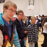 Students came by to get information about careers in the electrical industry.
