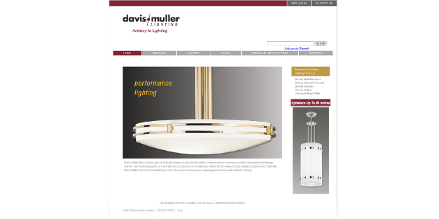 Davis / Muller Lighting Launches Redesigned Website